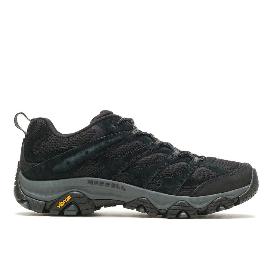 sapatos masculinos moab 3 wide width - preto noite