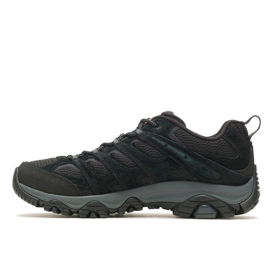 sapatos masculinos moab 3 wide width - preto noite