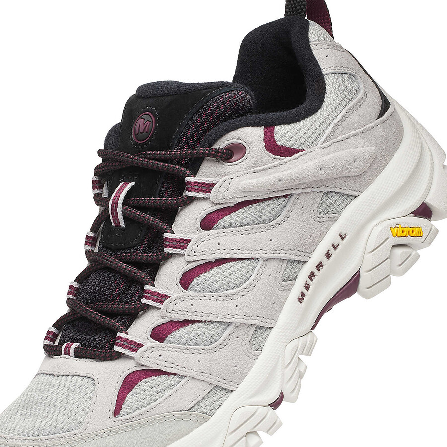 tênis de caminhada feminino moab 3 cor pigeoncereja escura