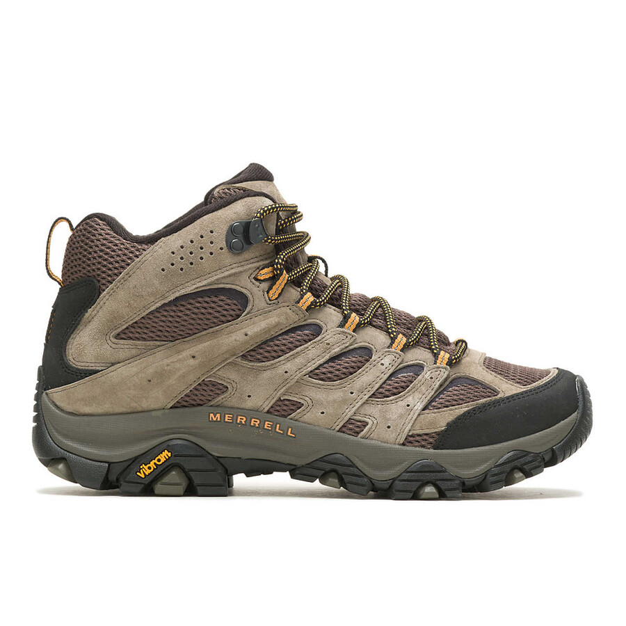 botas masculinas moab 3 mid wide width - cor nogueira