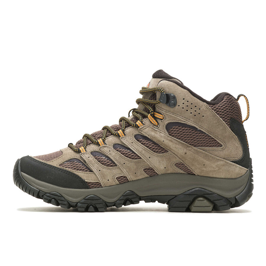 botas masculinas moab 3 mid wide width - cor nogueira