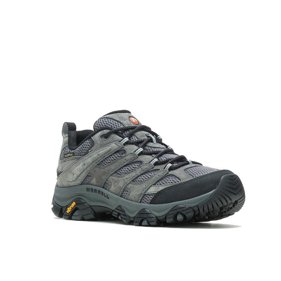 sapatos masculinos moab 3 à prova dágua - cor granito