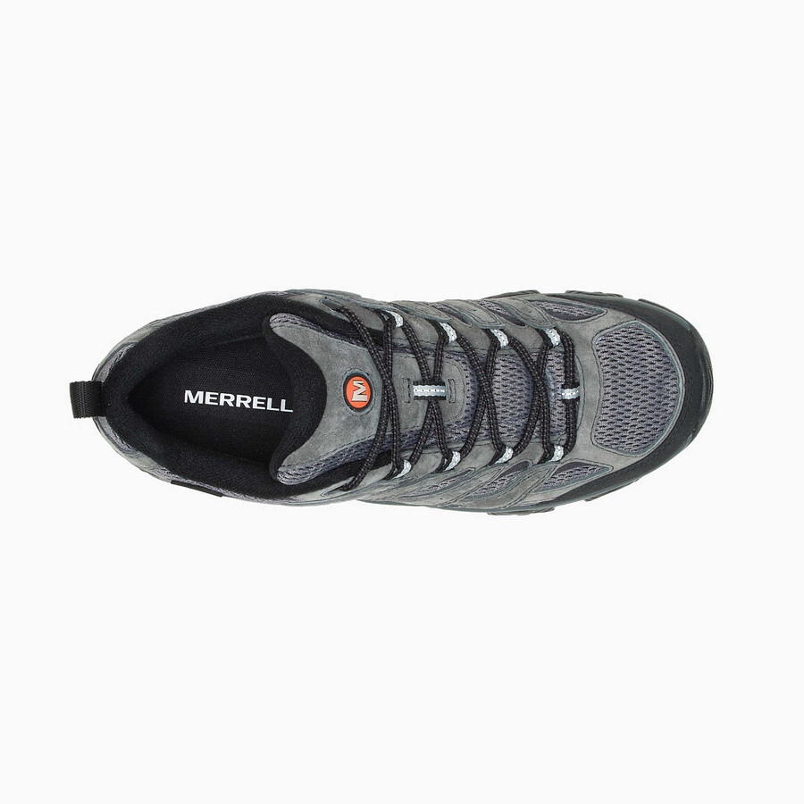 sapatos masculinos moab 3 à prova dágua - cor granito
