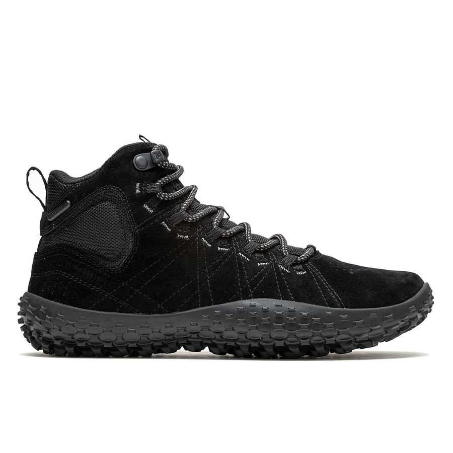 botas femininas wrapt mid impermeáveis estilo barefoot pretaspretas