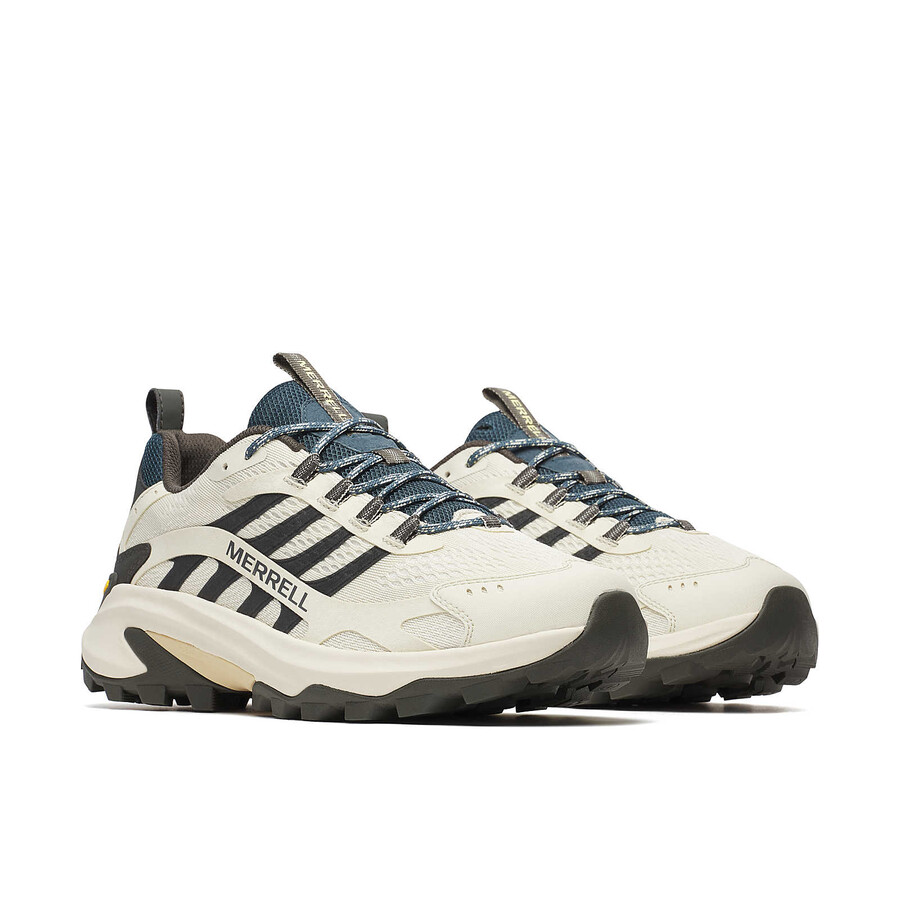 tênis de caminhada masculino moab speed 2 com largura extra cor estuque.