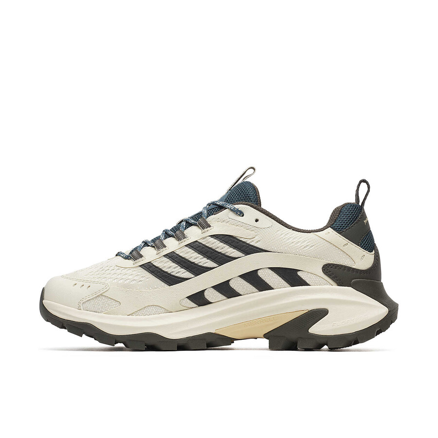 tênis de caminhada masculino moab speed 2 com largura extra cor estuque.