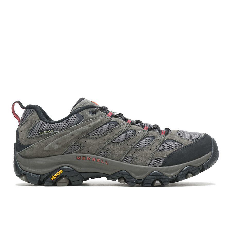 sapatos masculinos moab 3 impermeáveis de largura larga - beluga