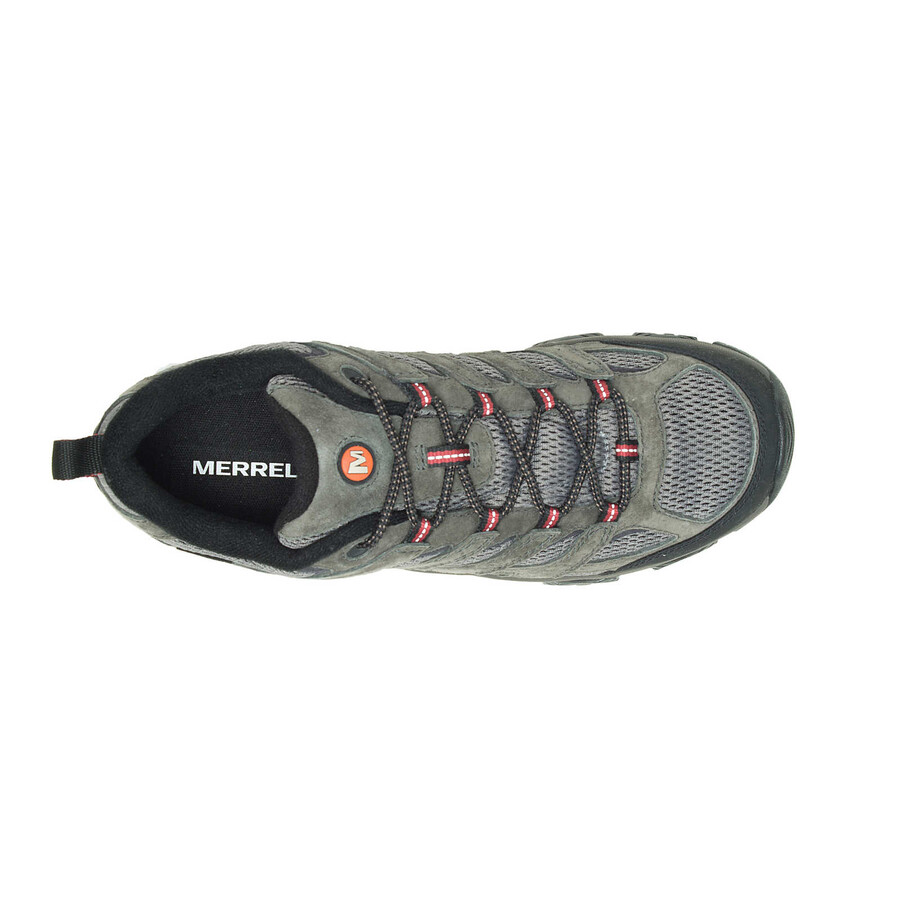 sapatos masculinos moab 3 impermeáveis de largura larga - beluga