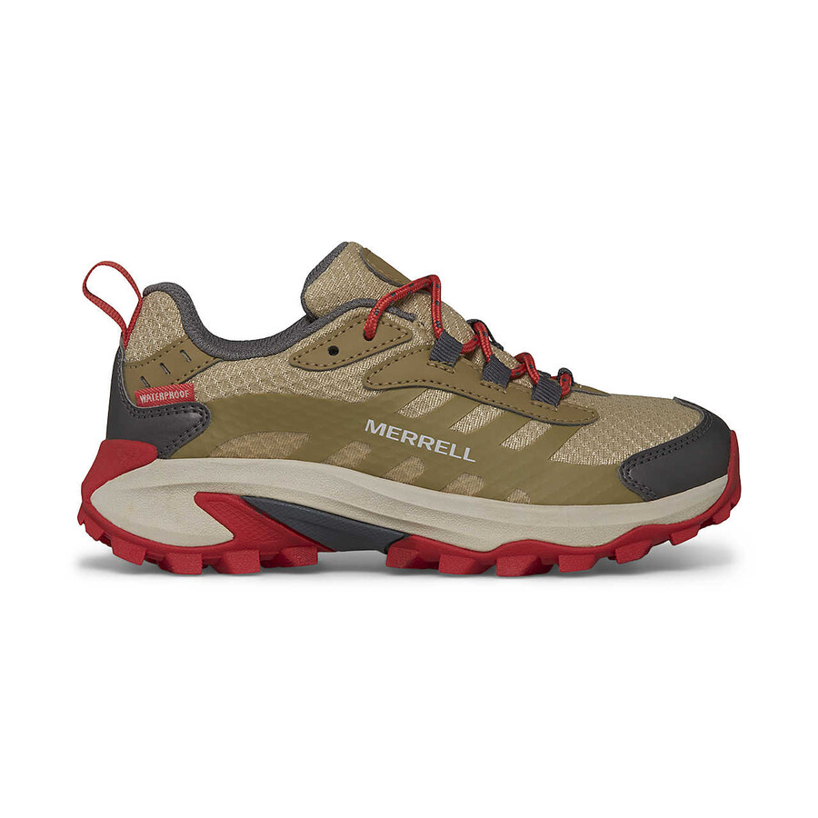 tênis infantil grande moab speed 2 low à prova dágua - lk coyote