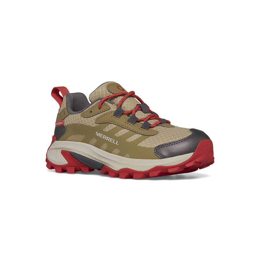 tênis infantil grande moab speed 2 low à prova dágua - lk coyote