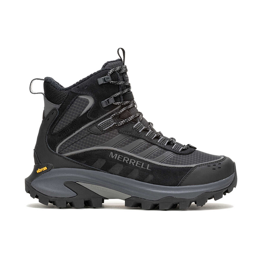 botas de caminhada de inverno impermeáveis moab speed 2 thermo mid para mulheres pretas.