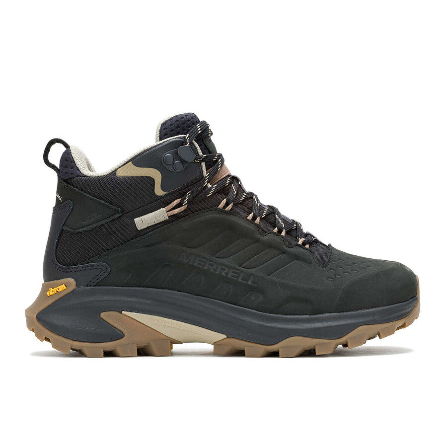 botas de caminhada femininas moab speed 2 leather mid wp pretas.