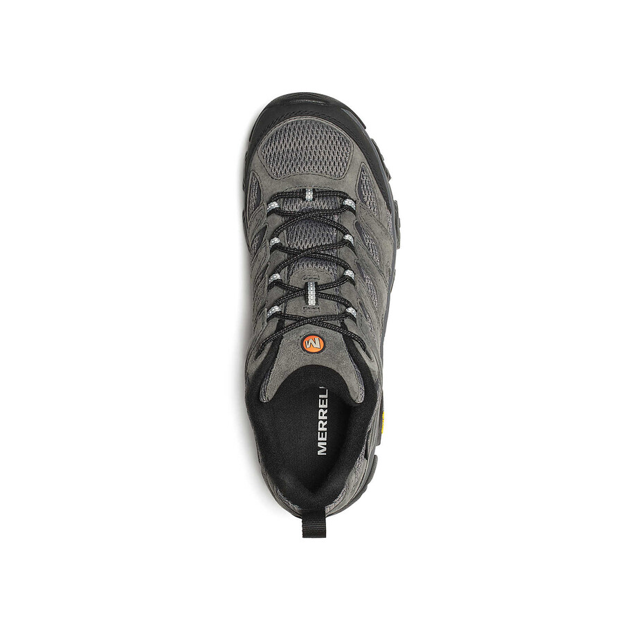 sapatos de caminhada masculinos moab 3 gore-tex de largura larga cor granito.