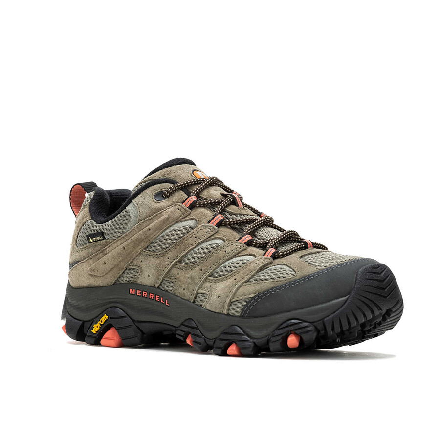 botas de caminhada femininas moab 3 gore-tex na cor verde-oliva