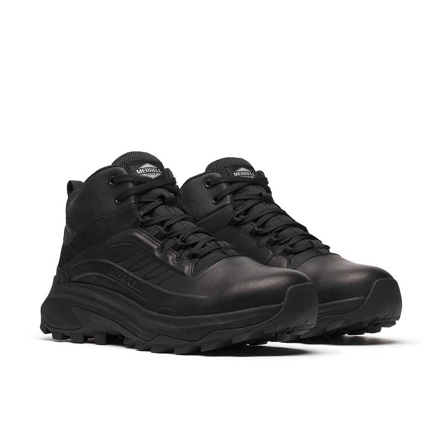 botas masculinas moab speed 2 mid tactical impermeáveis - pretas