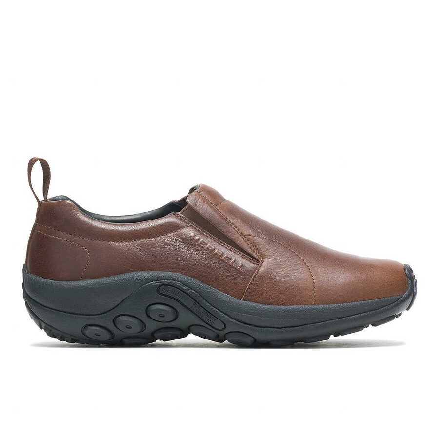 sapatos casuais masculinos jungle moc em couro largura 2 cor terra.