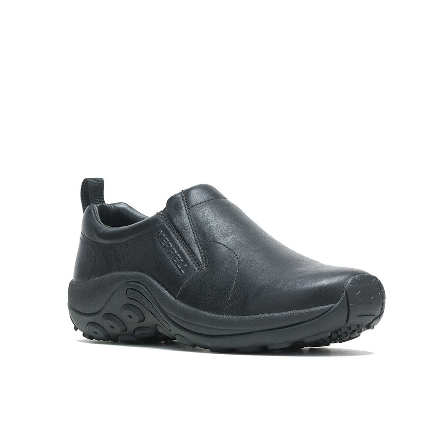 sapatos casuais masculinos jungle moc em couro largura 2 cor midnight