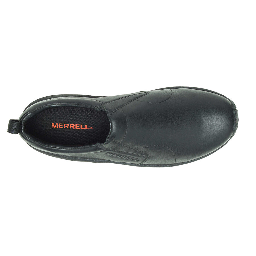 sapatos casuais masculinos jungle moc em couro largura 2 cor midnight