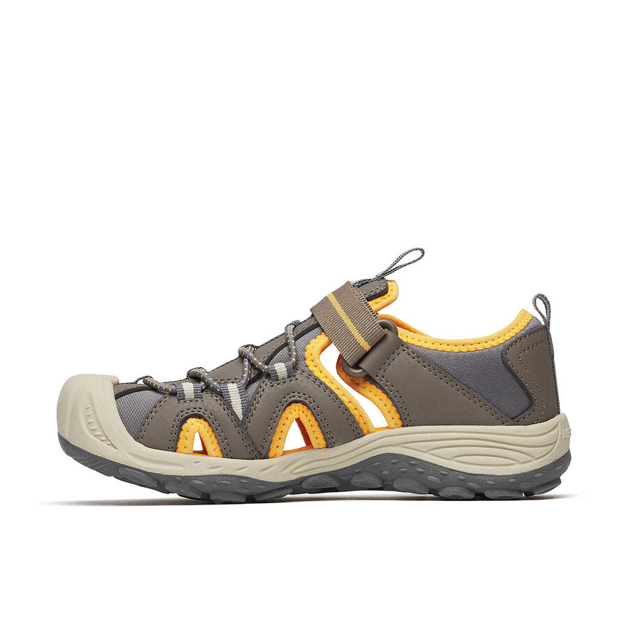 sandália infantil hydro 2 - sapatos aquáticos marromlaranja