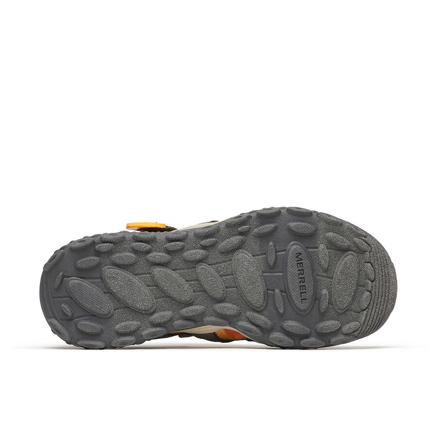 sandália infantil hydro 2 - sapatos aquáticos marromlaranja