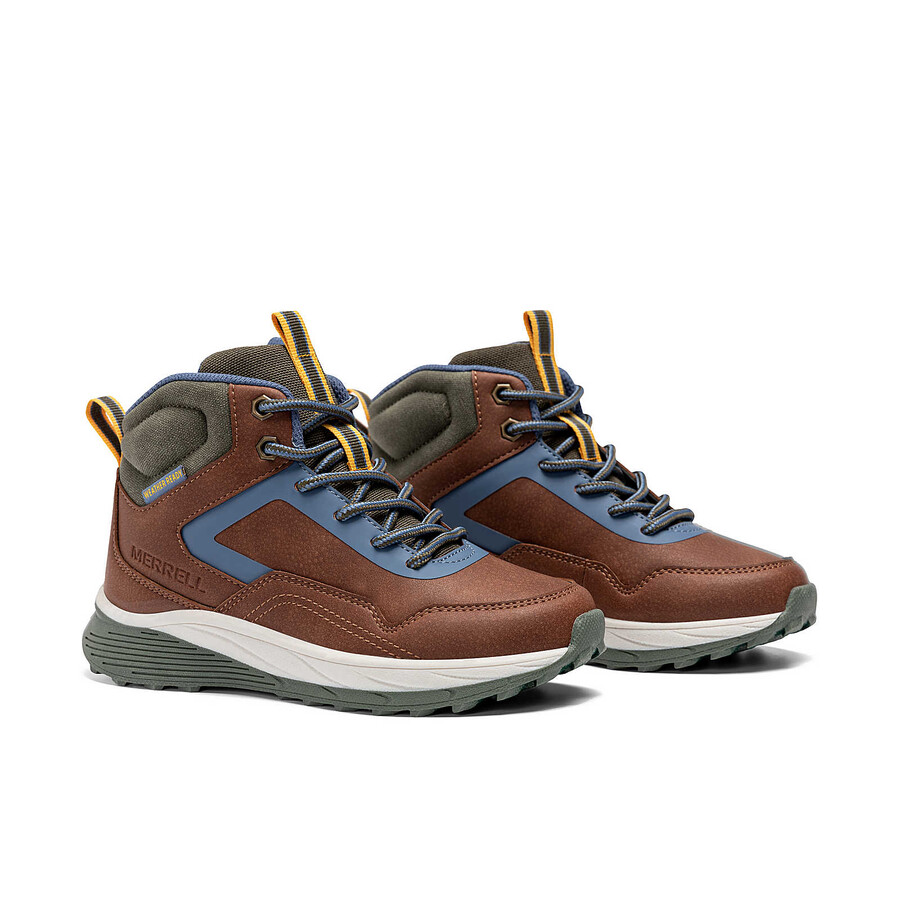 big kid - snova mid - botas bk tan