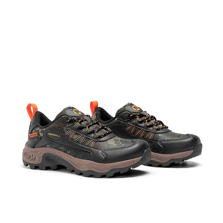 tênis infantil grande - stowe low - camuflagem preta