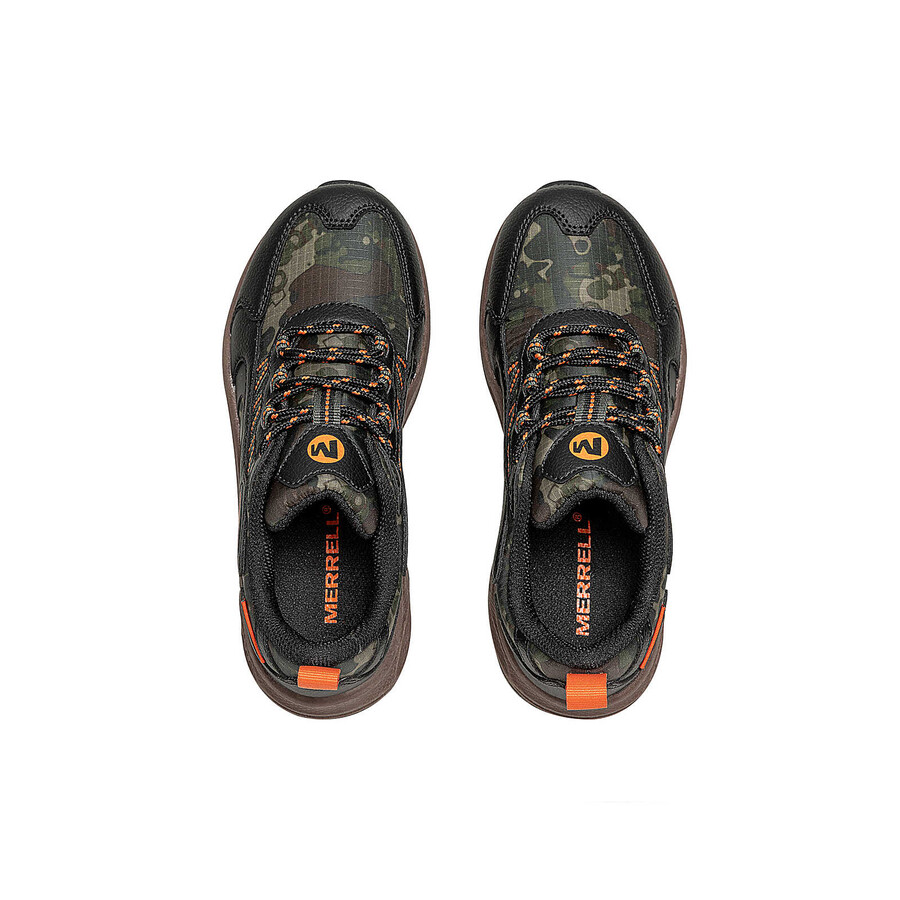 tênis infantil grande - stowe low - camuflagem preta