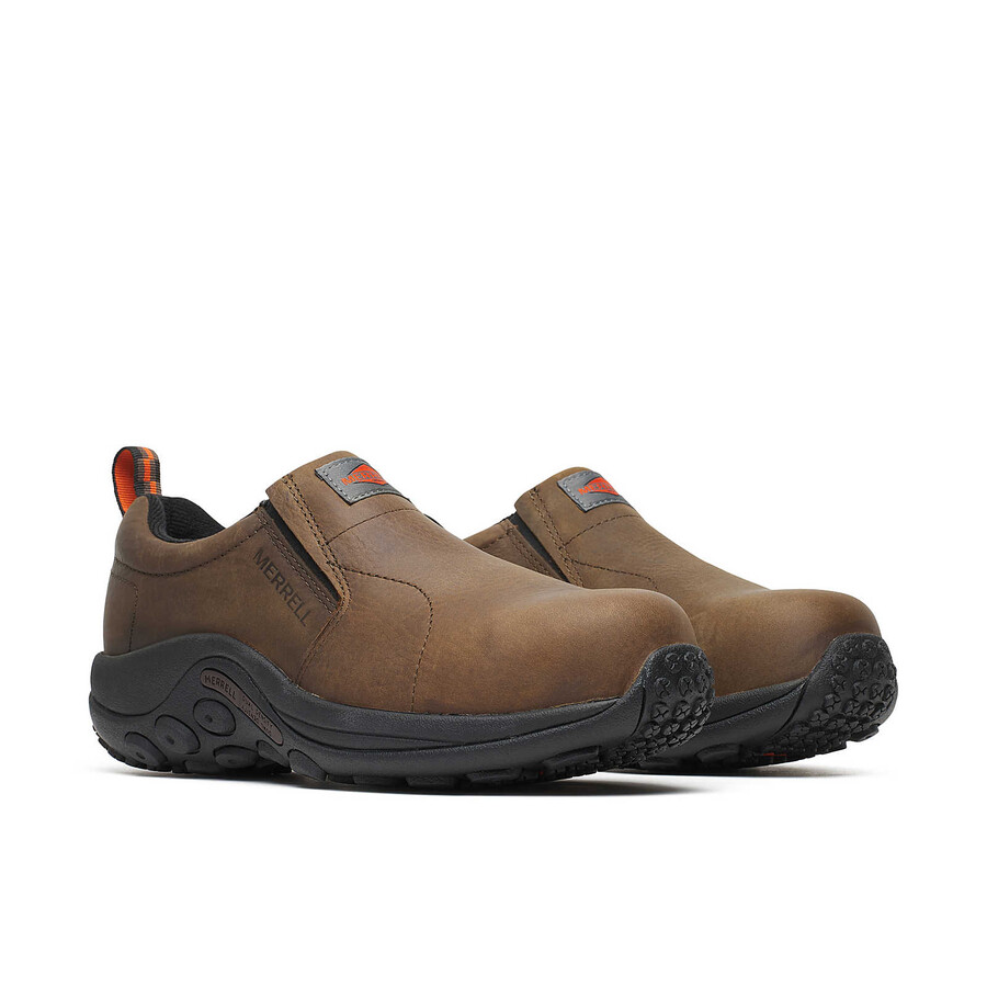 compre sapatos masculinos jungle moc de couro com biqueira fechada na cor espresso