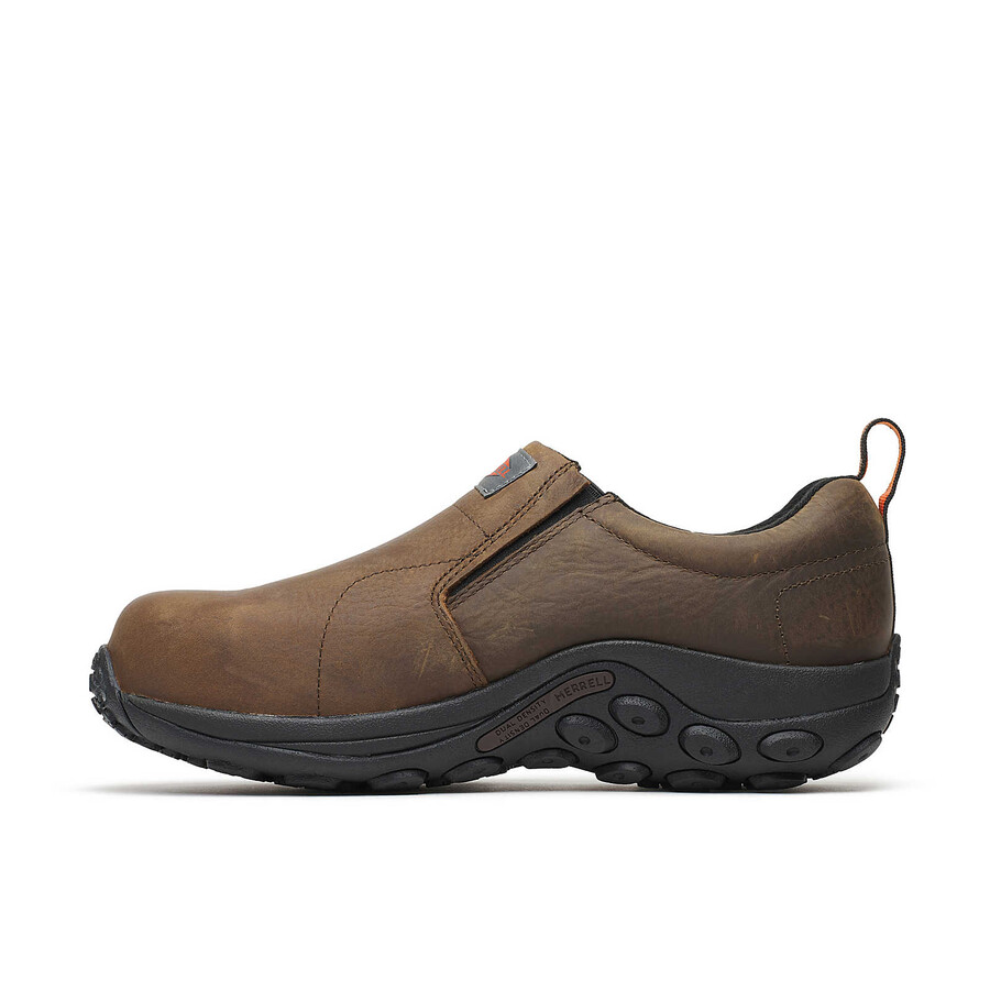 compre sapatos masculinos jungle moc de couro com biqueira fechada na cor espresso