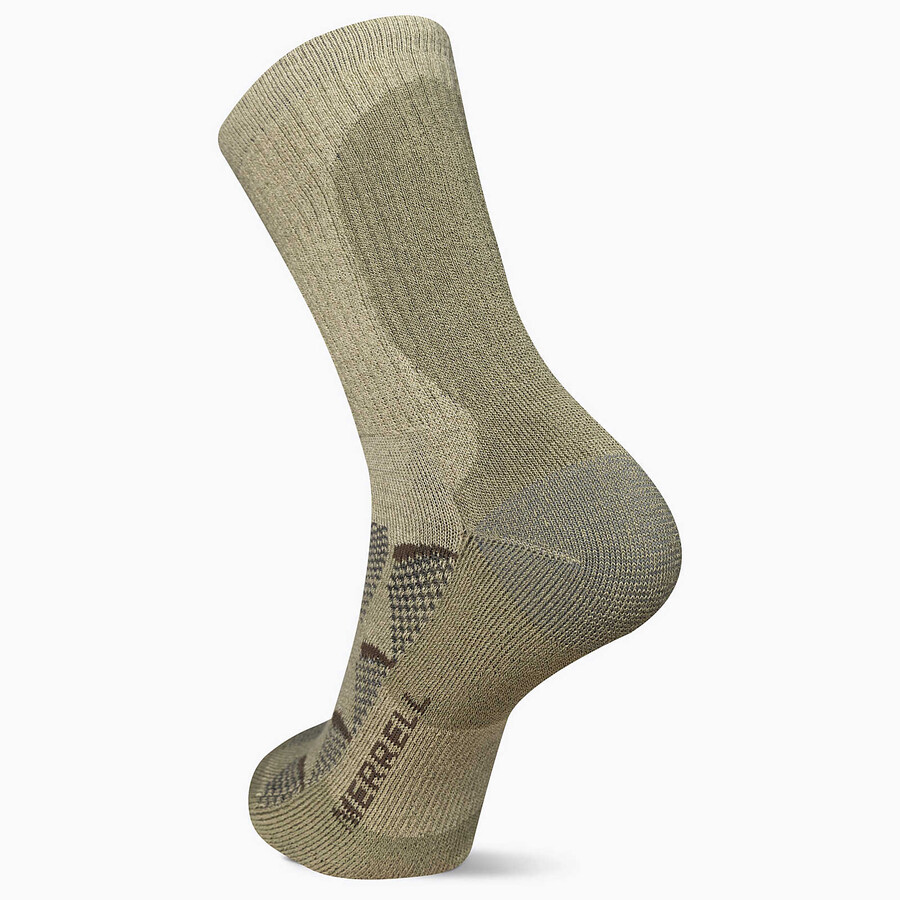 meias moab hiker crew - cor aveia