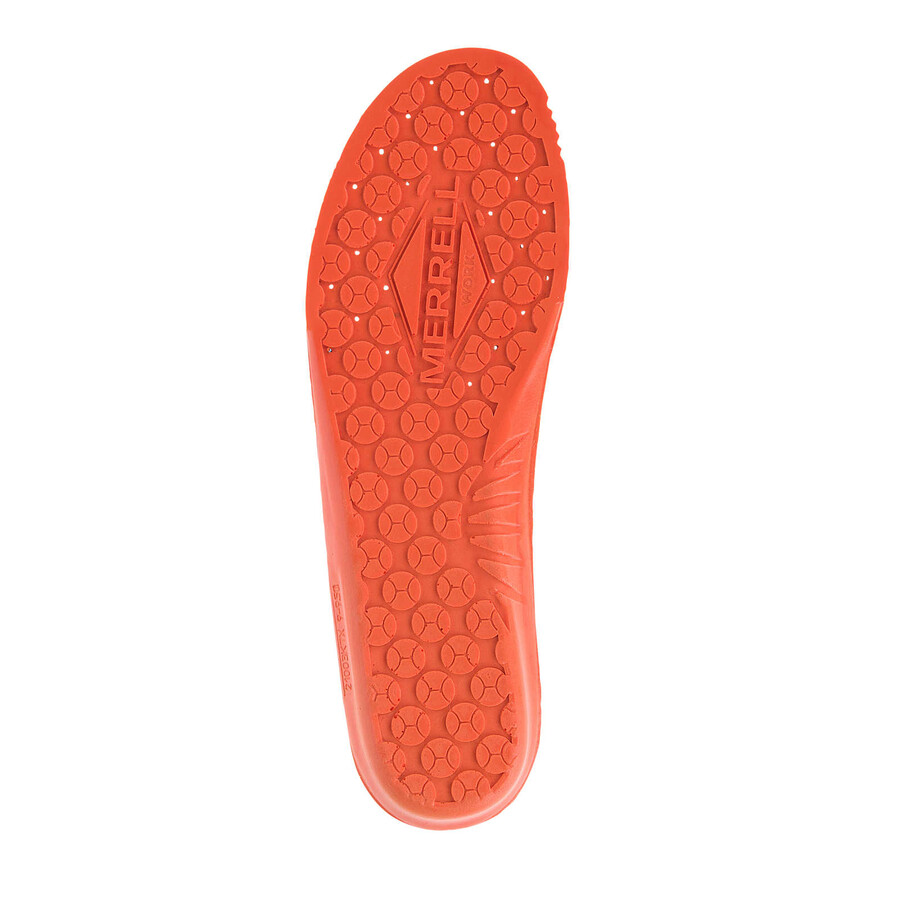 palmilha comfortbase work para homens - pretalaranja