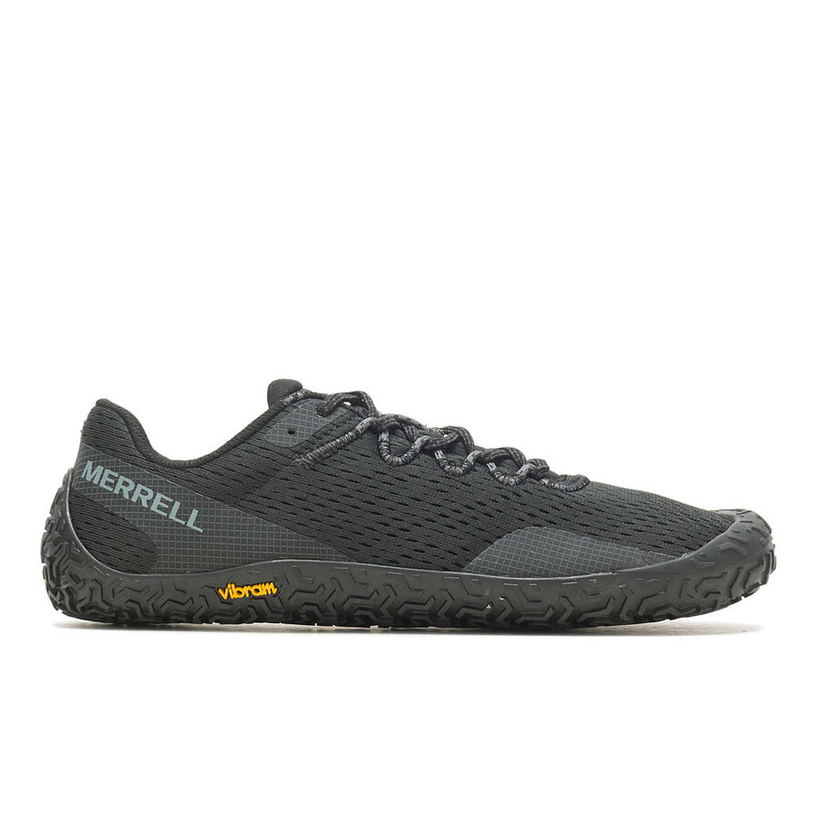 sapatos minimalistas vapor glove 6 para homem pretos.