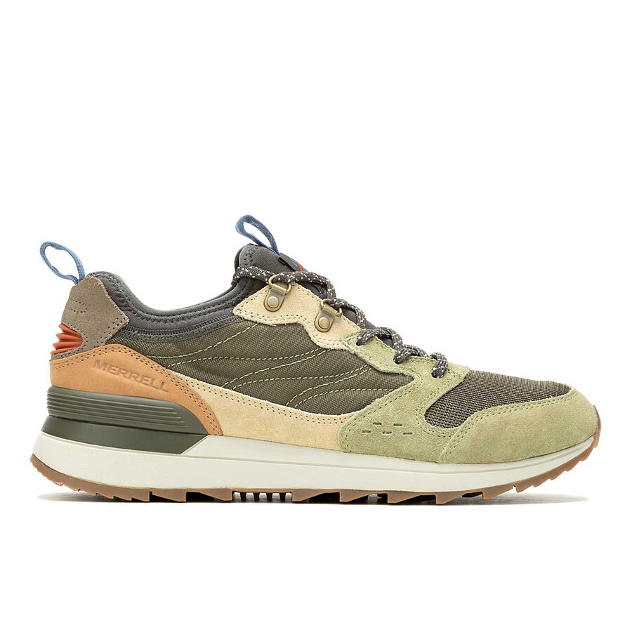 tênis masculino alpine 83 recraft casual verde oliva multicolorido