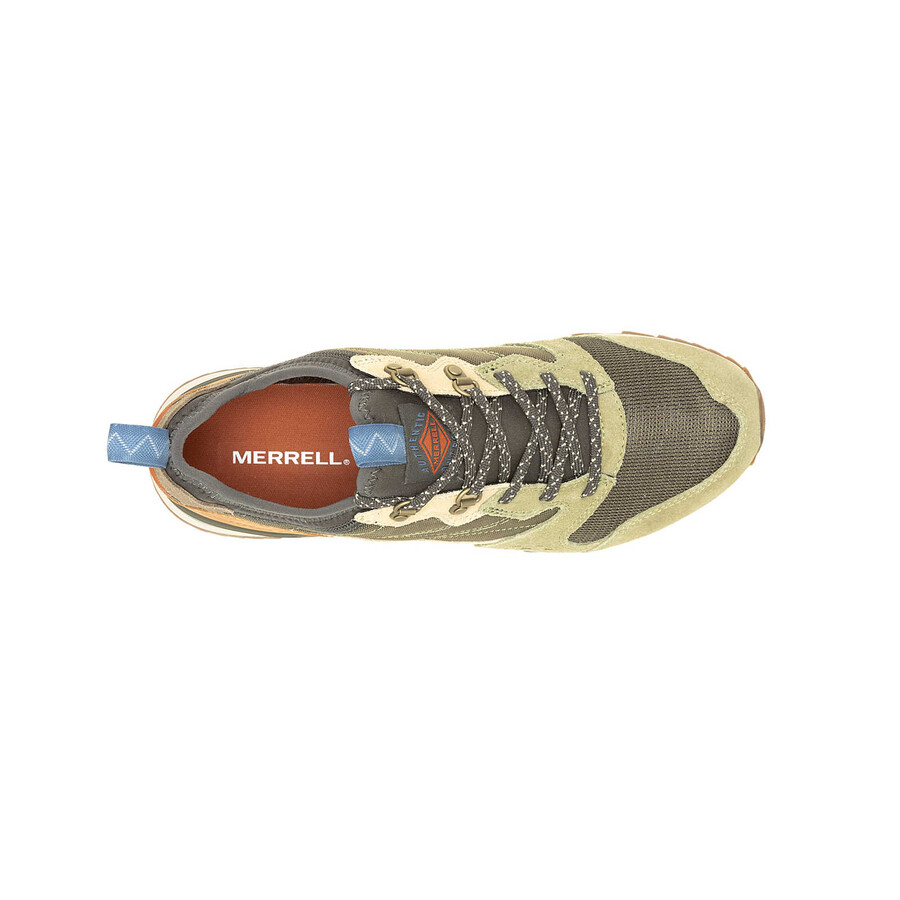 tênis masculino alpine 83 recraft casual verde oliva multicolorido