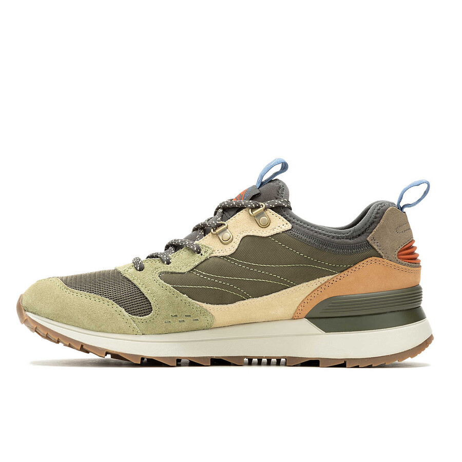 tênis masculino alpine 83 recraft casual verde oliva multicolorido