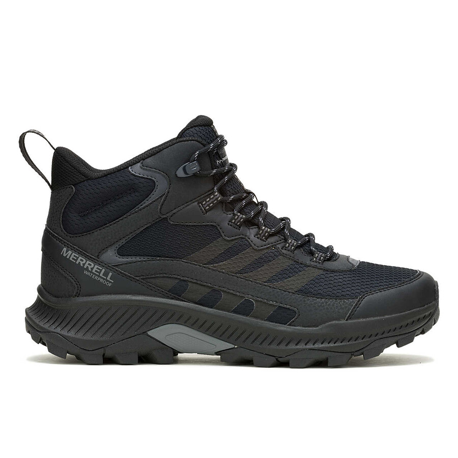 botas de caminhada impermeáveis speed strike 2 mid para homem pretas.