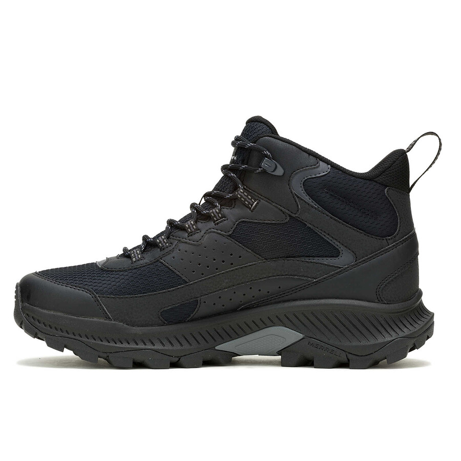 botas de caminhada impermeáveis speed strike 2 mid para homem pretas.