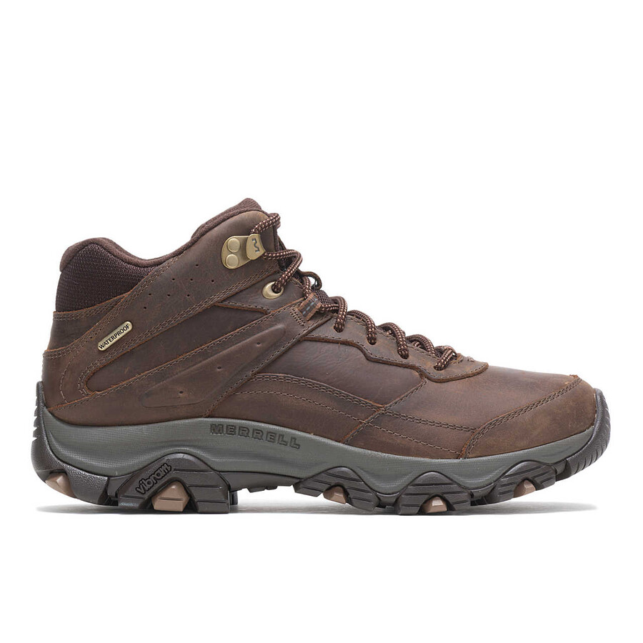 bota masculina moab adventure 3 mid impermeável - cor earth