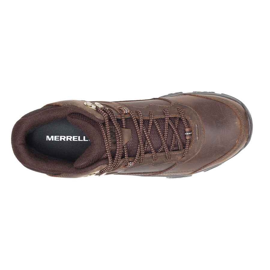 bota masculina moab adventure 3 mid impermeável - cor earth