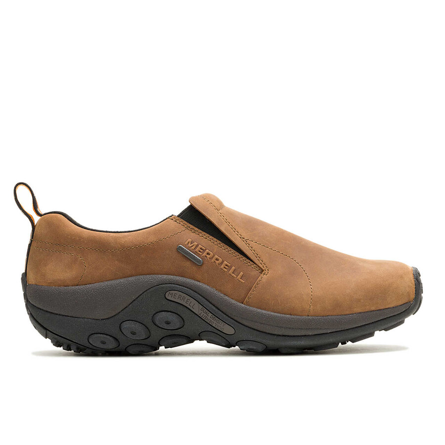 mocassim masculino jungle moc em camurça impermeável modelo largo cor marrom.