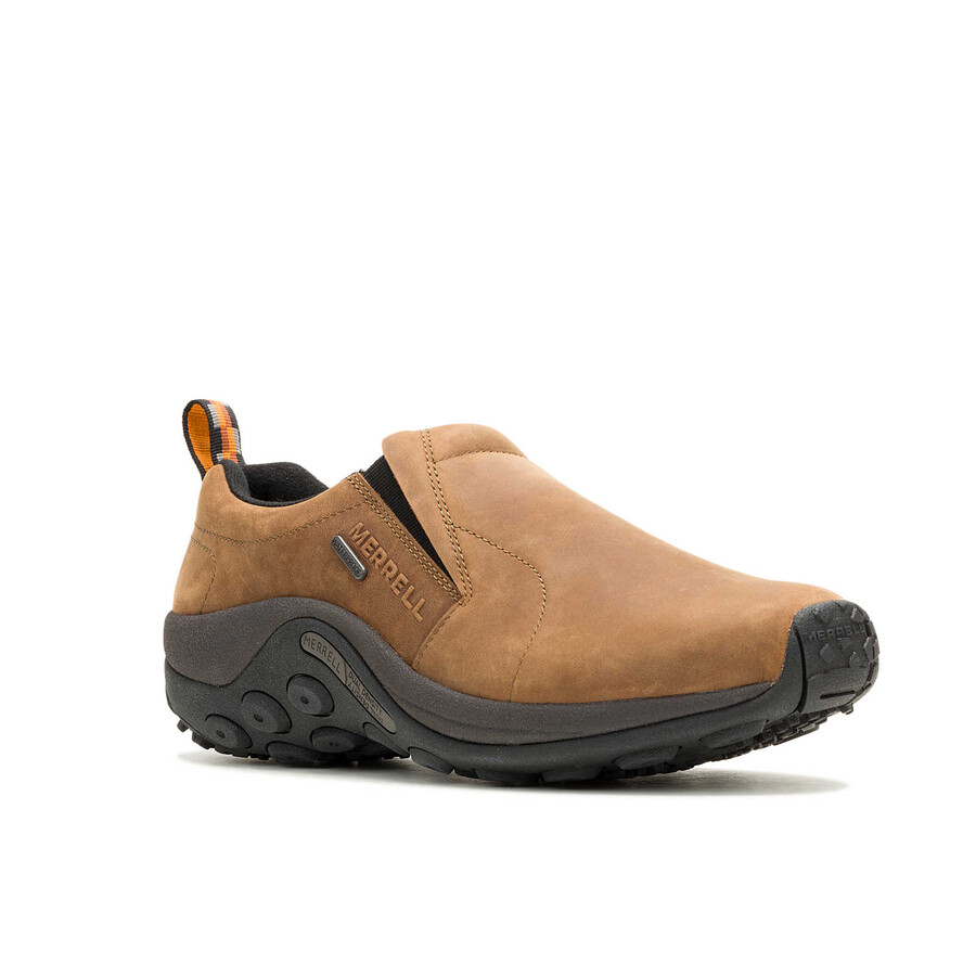 mocassim masculino jungle moc em camurça impermeável modelo largo cor marrom.