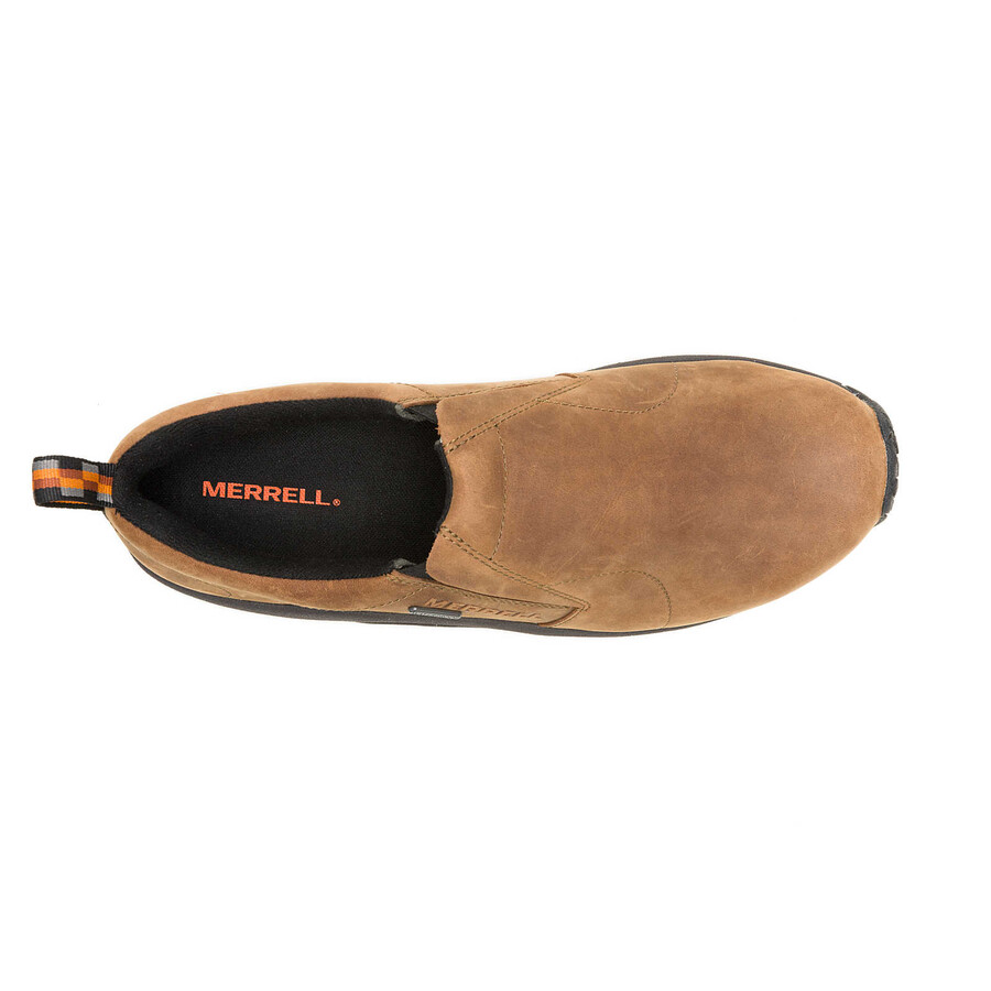 mocassim masculino jungle moc em camurça impermeável modelo largo cor marrom.