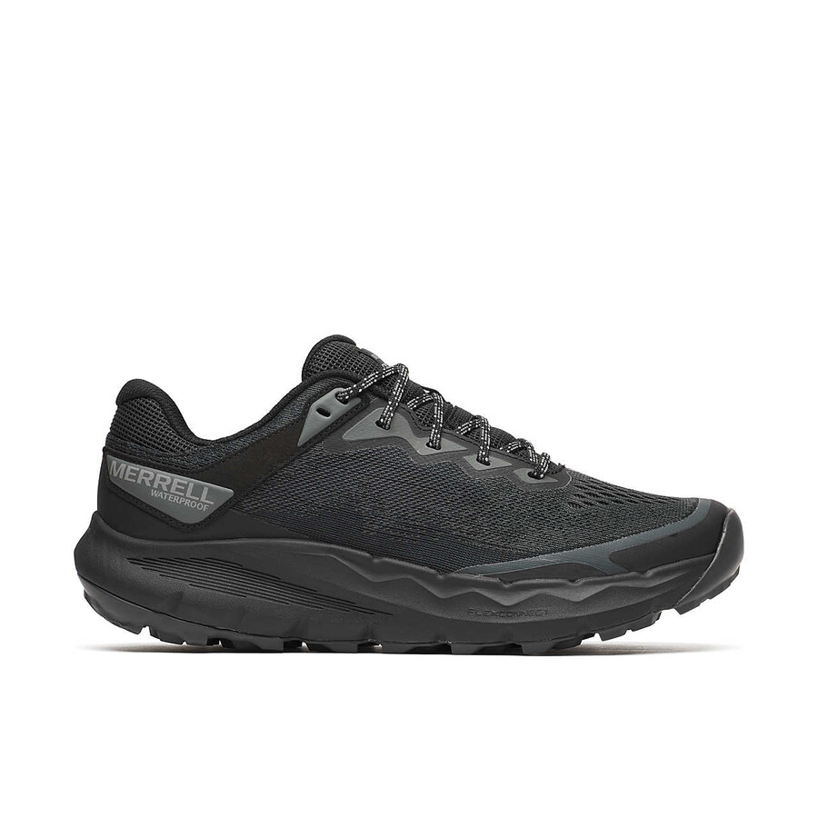 tênis de corrida de trilha impermeável nova 4 masculino preto.