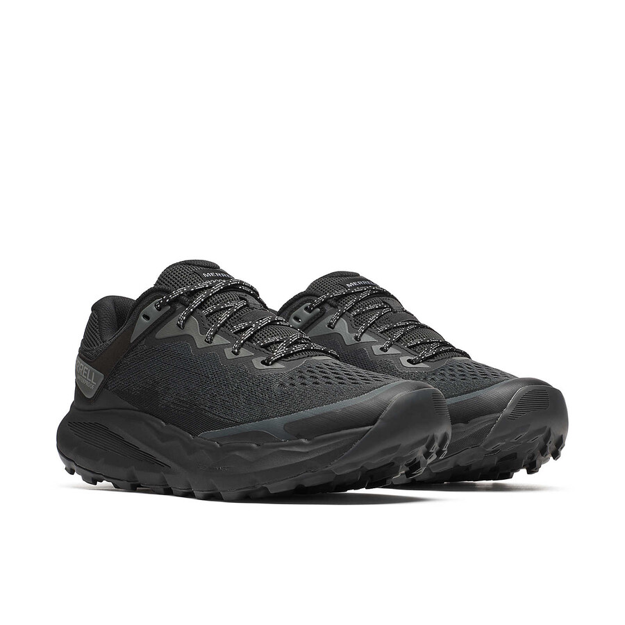 tênis de corrida de trilha impermeável nova 4 masculino preto.