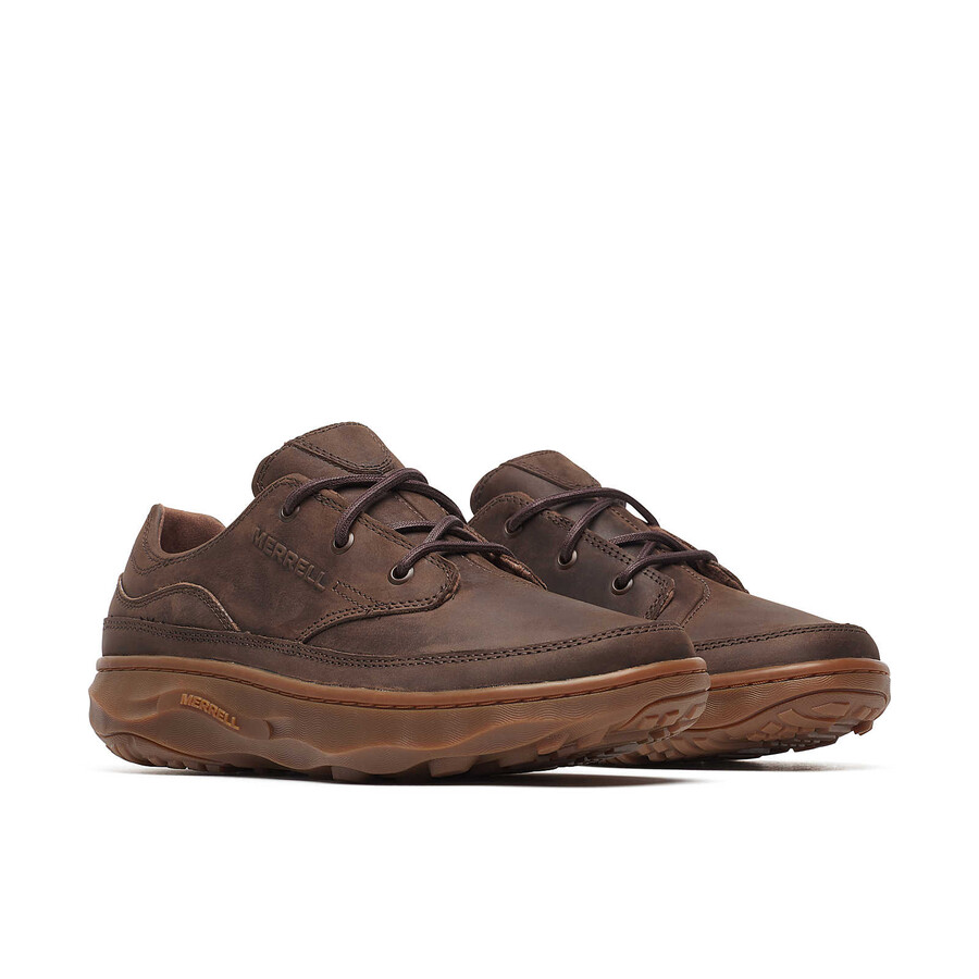 sapatos casuais masculinos silvo lace na cor café