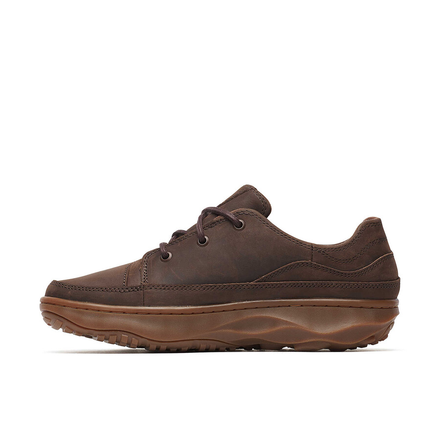 sapatos casuais masculinos silvo lace na cor café