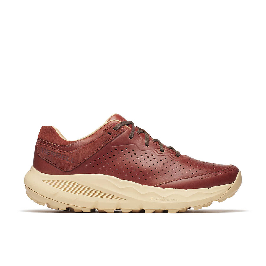 sapatos casuais masculinos nova 4 traveller com cadarço na cor sequoia