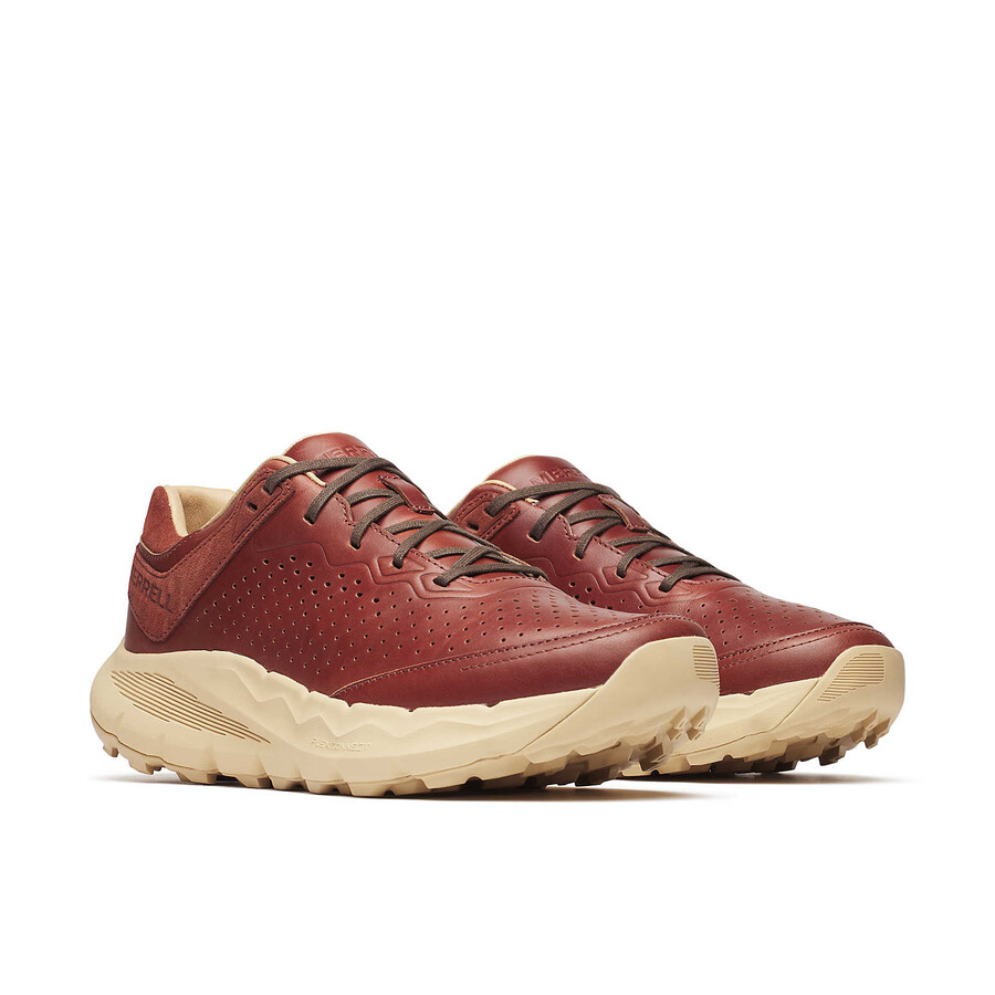 sapatos casuais masculinos nova 4 traveller com cadarço na cor sequoia