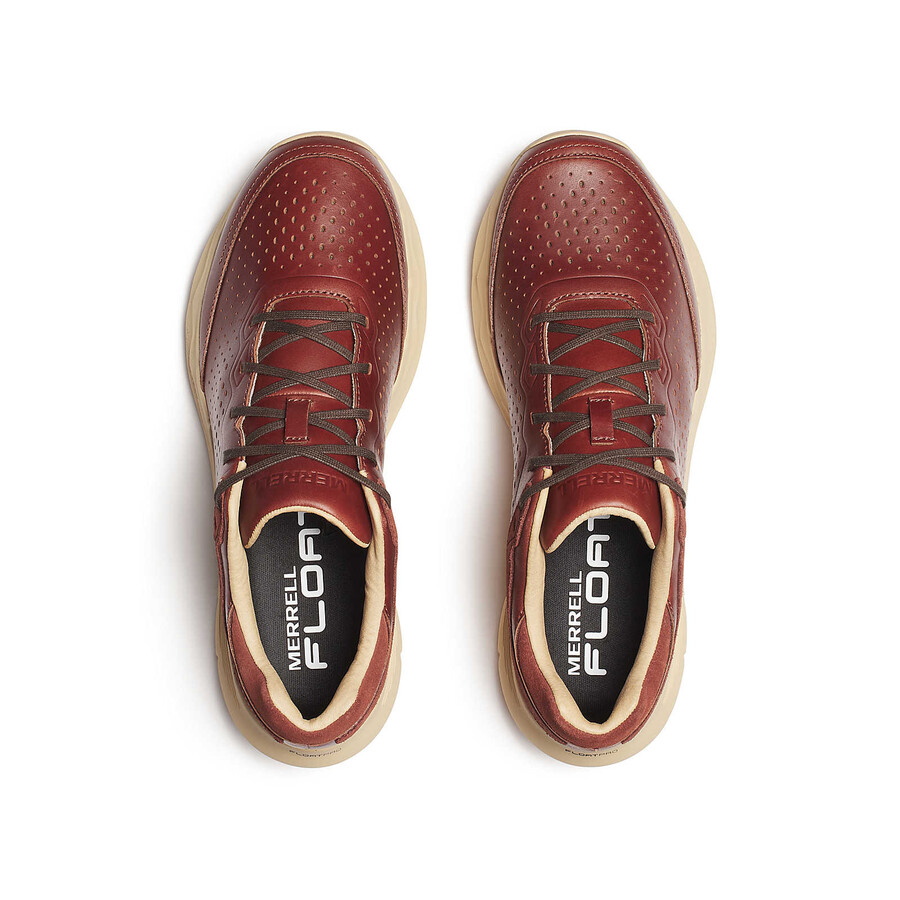 sapatos casuais masculinos nova 4 traveller com cadarço na cor sequoia