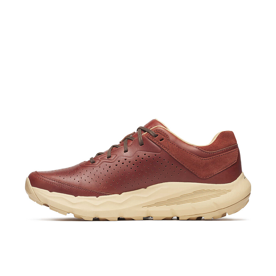 sapatos casuais masculinos nova 4 traveller com cadarço na cor sequoia
